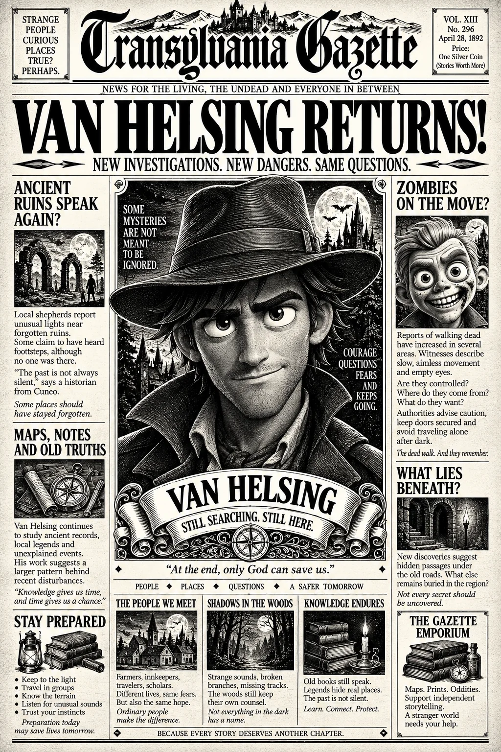 VAN HELSING RETURNS! The Trapped Scholar in the Labyrinthine Stronghold