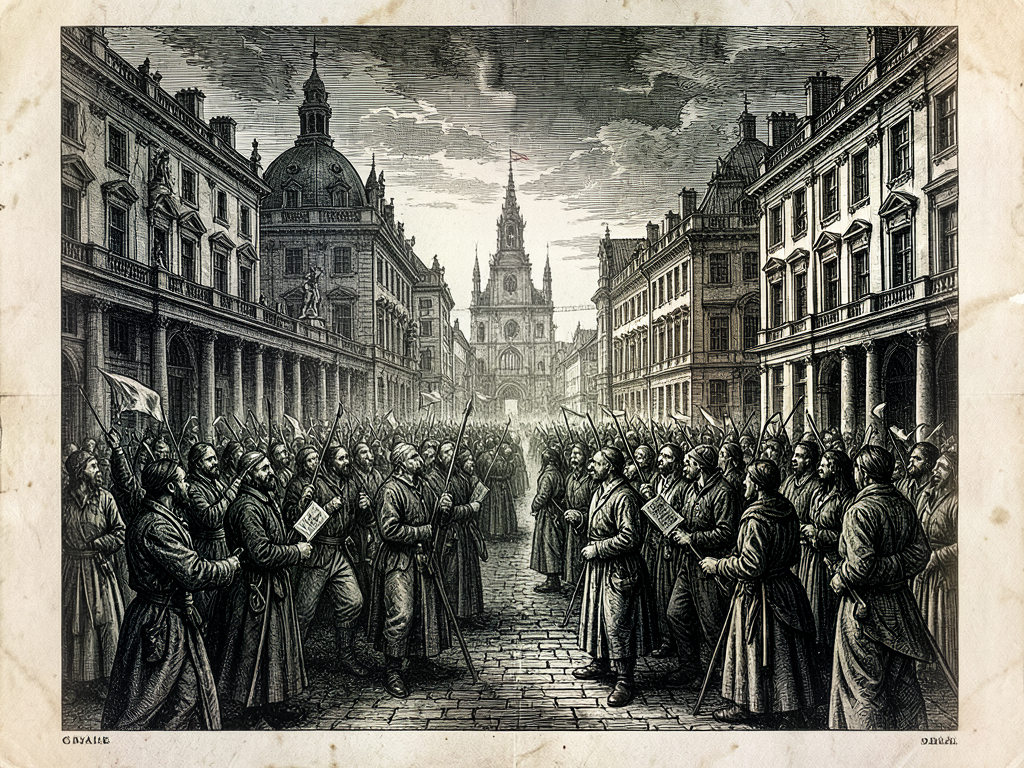 The Imperial Ledger and the River's Whisper: A Chronicle of Decrees and Tariffs from the Habsburg Chancery