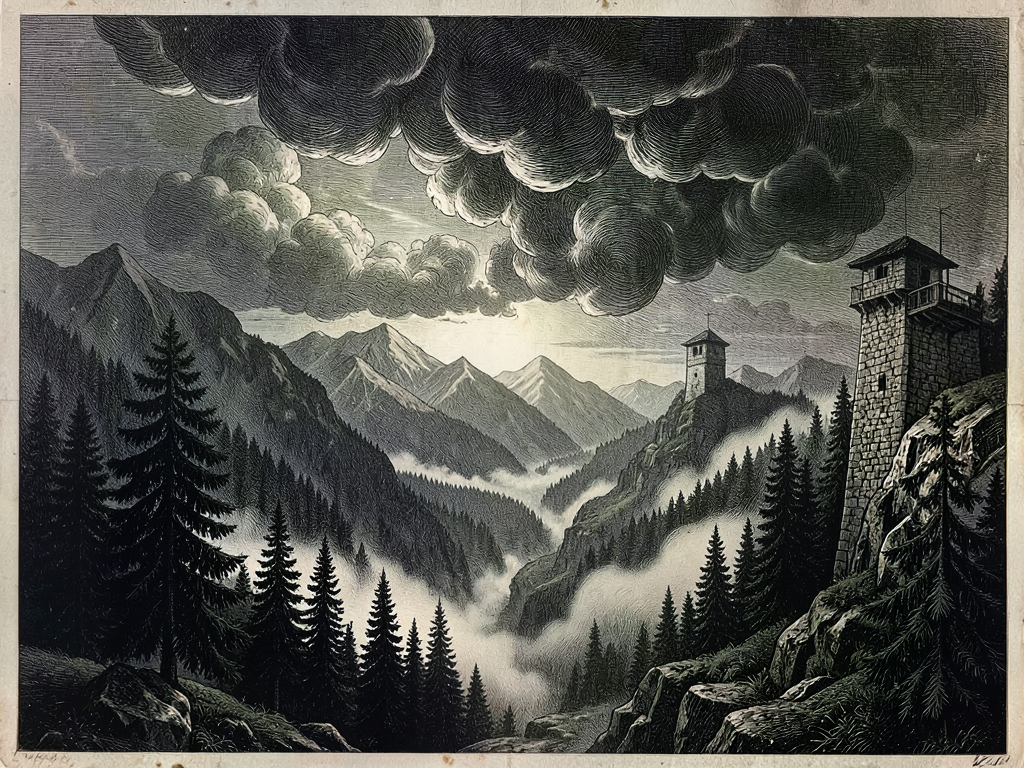 Royal Meteorological Chronicle: Starry Firmament under Waxing Gibbous