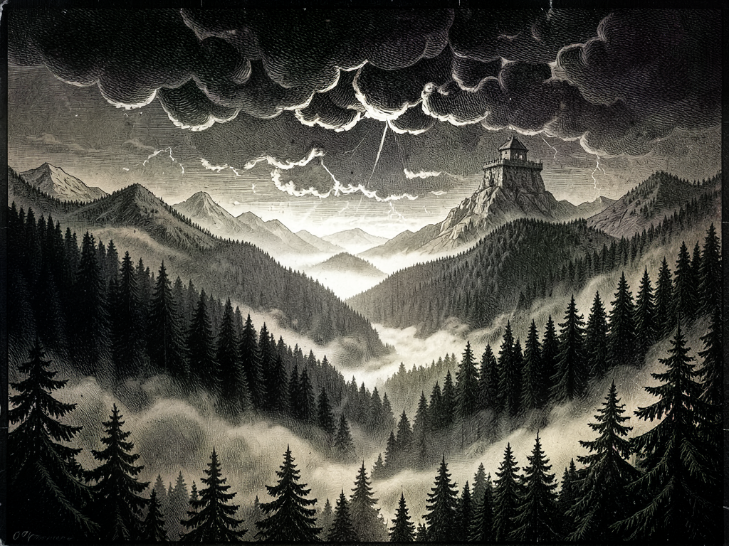 Royal Meteorological Chronicle: The Waxing Gibbous O'er the Still Carpathian Veil