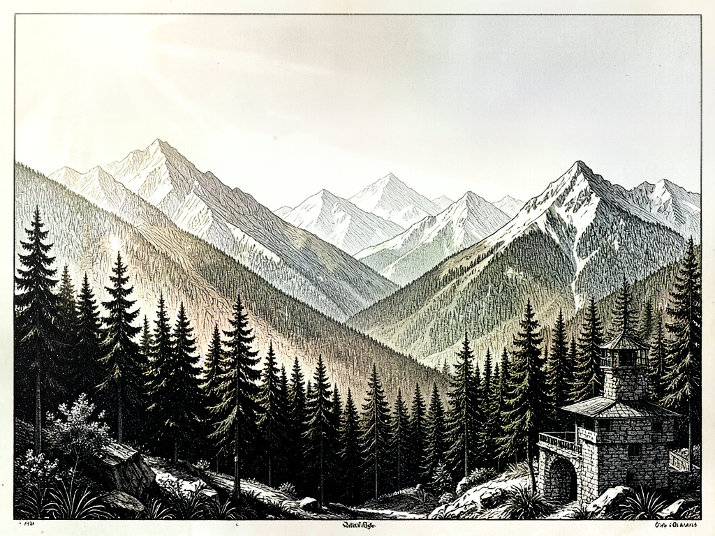 The Mercurial Stillness: A Chronicle of Radiant Clarity Amidst the Carpathian Peaks
