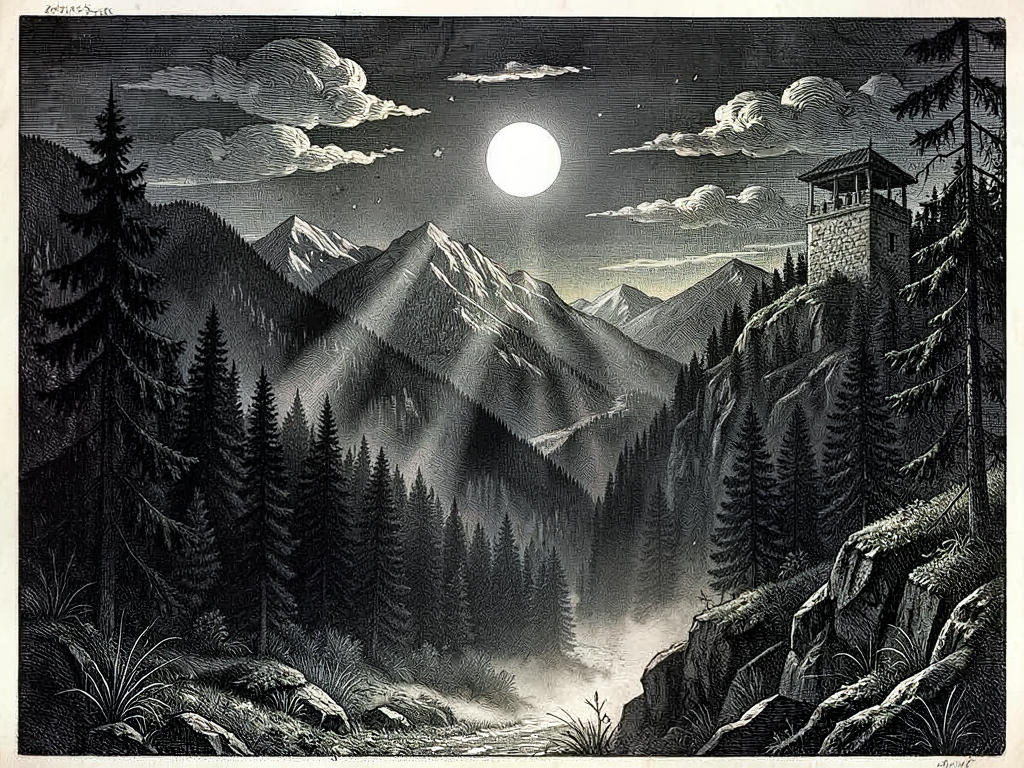 Royal Meteorological Chronicle: The River’s Breath and the Waning Moon’s Veil