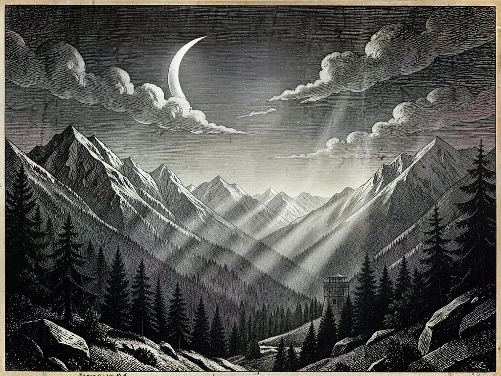 The Breath of the Carpathians: A Chronicle of Stillness Under the Waning Moon