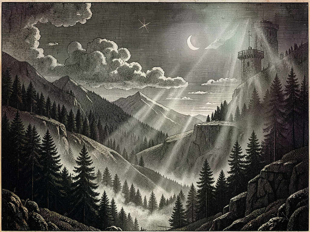 Royal Meteorological Chronicle: Nocturnal Spectral Fog under Waning Crescent