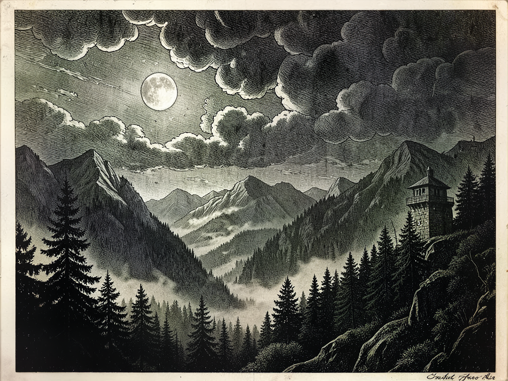 Carpathian Nocturne: Spectral Mists and the Steadfast Mercurial Column