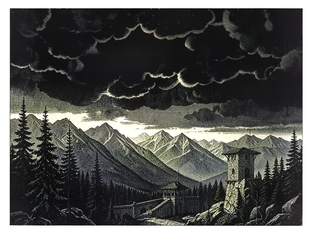 Royal Meteorological Chronicle: Overcast Storm Cloudbank
