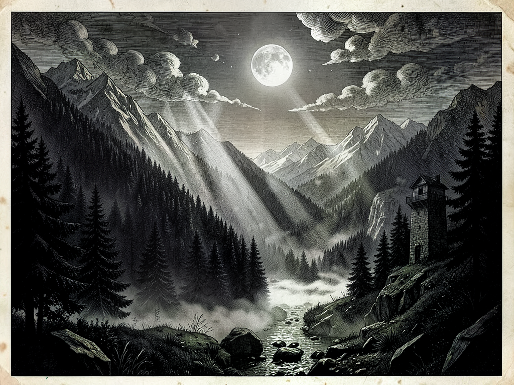 Royal Meteorological Chronicle: Nocturnal Spectral Fog under Waning Gibbous