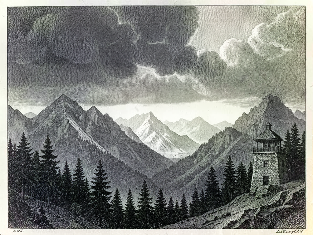 Royal Meteorological Chronicle: Overcast Storm Cloudbank